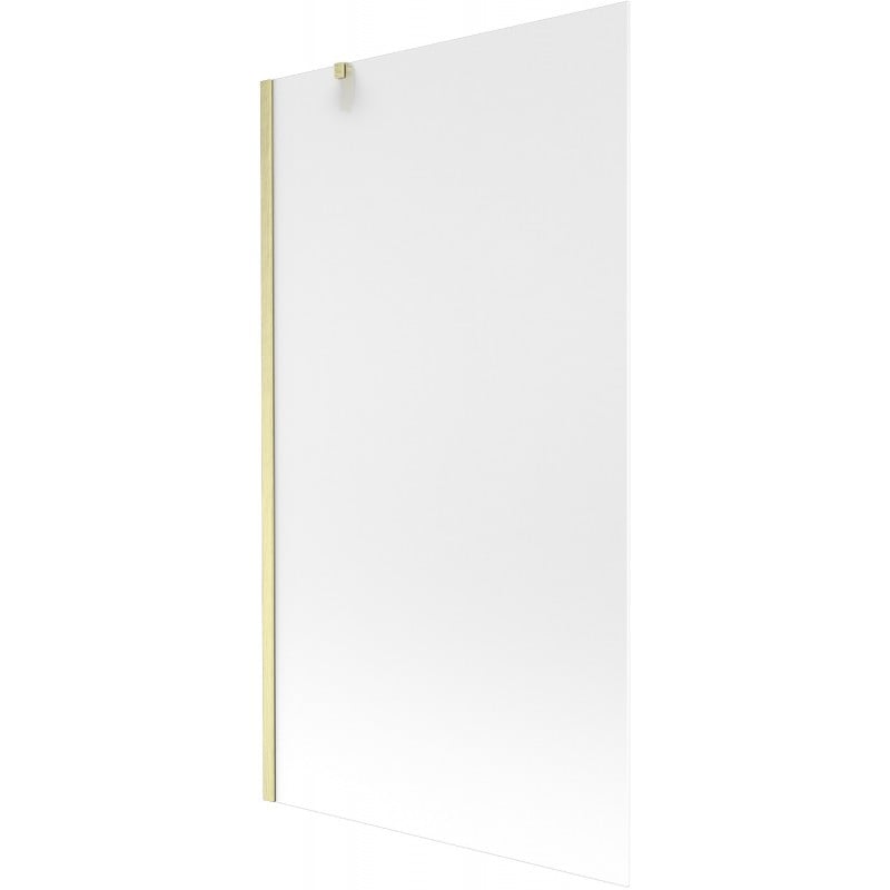 Mexen Next Badewannenwand 1-flügelig 100 x 150 cm, matt, gebürstet gold - 895-100-000-00-30-55