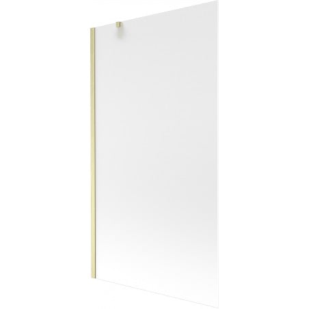 Mexen Next Badewannenwand 1-flügelig 100 x 150 cm, matt, gebürstet gold - 895-100-000-00-30-55