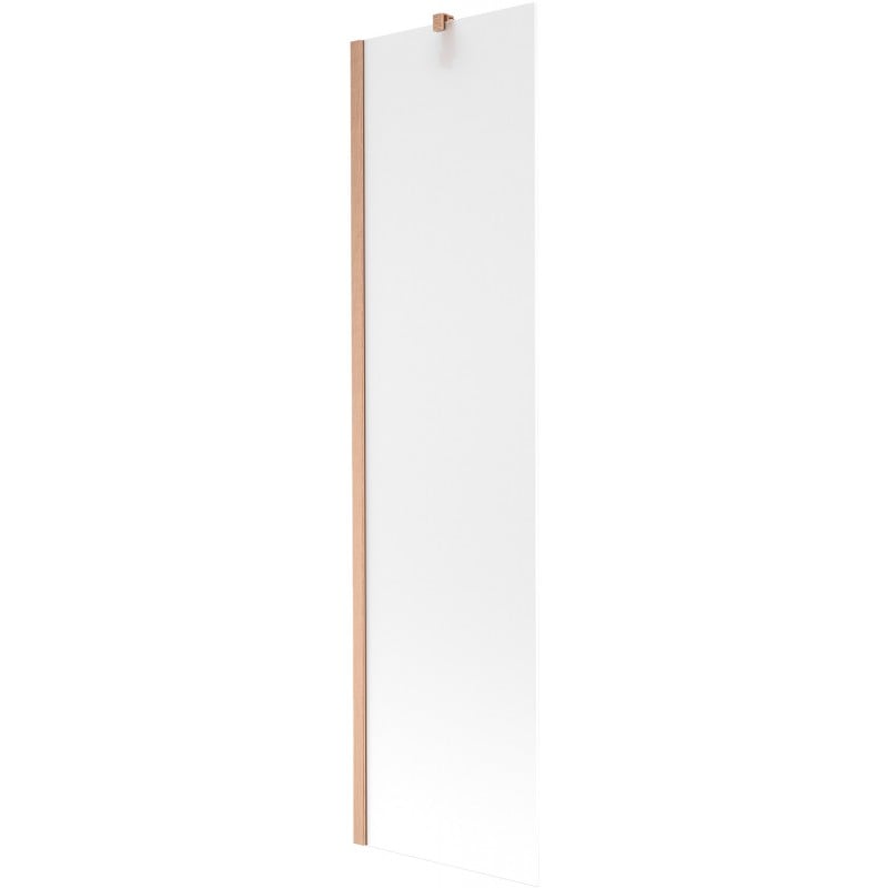 Mexen Next Badewannenabtrennung 1-flügelig 50 x 150 cm, satiniert, gebürstetes Kupfer - 895-050-000-00-30-65