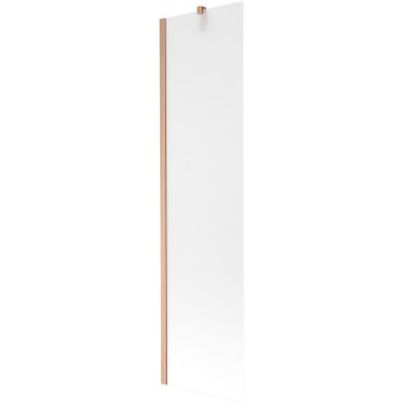 Mexen Next Badewannenabtrennung 1-flügelig 50 x 150 cm, satiniert, gebürstetes Kupfer - 895-050-000-00-30-65