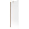 Mexen Next Badewannenwand 1-flügelig 70 x 150 cm, matt, gebürstetes Kupfer - 895-070-000-00-30-65