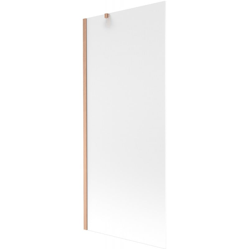 Mexen Next Badewannenfaltwand 1-flügelig 80 x 150 cm, matt, gebürstetes Kupfer - 895-080-000-00-30-65