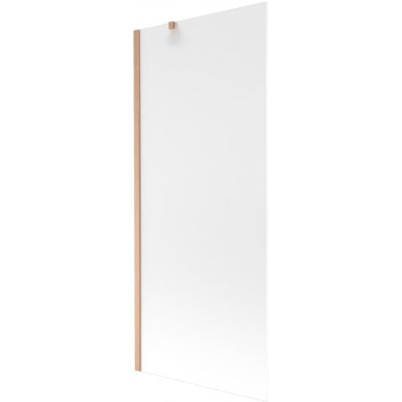 Mexen Next Badewannenfaltwand 1-flügelig 80 x 150 cm, matt, gebürstetes Kupfer - 895-080-000-00-30-65