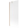 Mexen Next Badewannenfaltwand 1-flügelig 80 x 150 cm, matt, gebürstetes Kupfer - 895-080-000-00-30-65