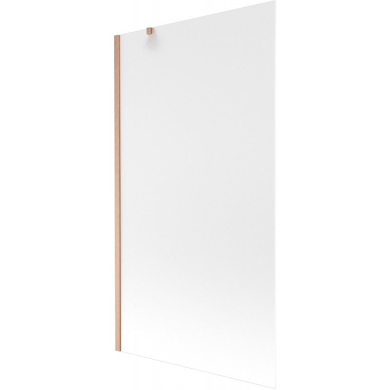Mexen Next Badewannenfaltwand 1-flügelig 100 x 150 cm, matt, gebürstetes Kupfer - 895-100-000-00-30-65