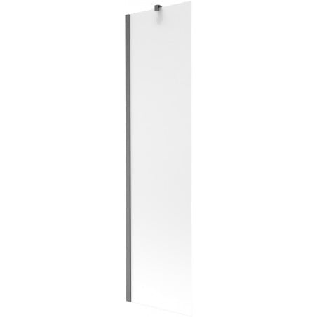 Mexen Next Duschabtrennung 1-flügelig 50 x 150 cm, Raureif, gebürstetes Gun Gray - 895-050-000-00-30-66