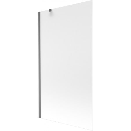 Mexen Next Wannenfaltwand 1-flügelig 100 x 150 cm, matt, gebürstet gun gray - 895-100-000-00-30-66