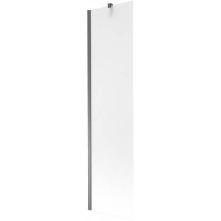 Mexen Next Duschwand, 1-flügelig, 50 x 150 cm, gefrostet, Gun Metal - 895-050-000-00-30-95