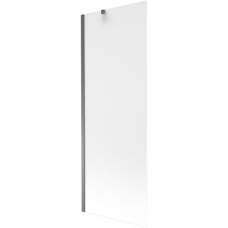 Mexen Next Duschwand 1-flügelig 70 x 150 cm, Milchglas, Gun Metal - 895-070-000-00-30-95