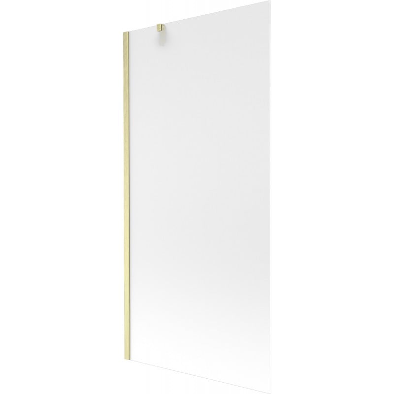 Mexen Next Badewannenabtrennung 1-flügelig 90 x 150 cm, matt, gebürstetes Gold - 895-090-000-00-30-55