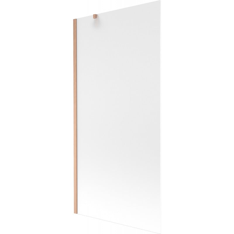 Mexen Next Badewannenabtrennung 1-flügelig 90 x 150 cm, matt, gebürstetes Kupfer - 895-090-000-00-30-65