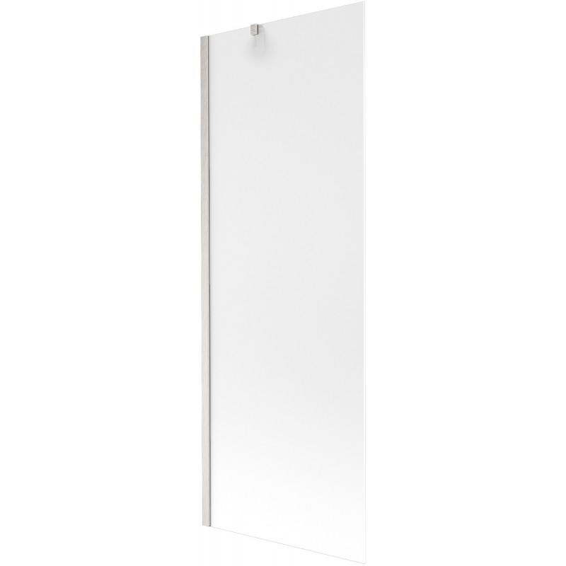 Mexen Next Badewannenwand 1-teilig 70 x 150 cm, Mattglas, gebürsteter Nickel - 895-070-000-00-30-97