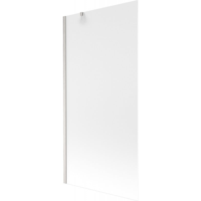 Mexen Next Badewannenabtrennung 1-flügelig 90 x 150 cm, matt, gebürsteter Nickel - 895-090-000-00-30-97