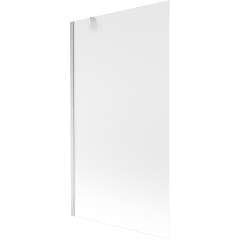 Mexen Next 1-flügelige Badewannenwand 100 x 150 cm, matt, gebürsteter Nickel - 895-100-000-00-30-97