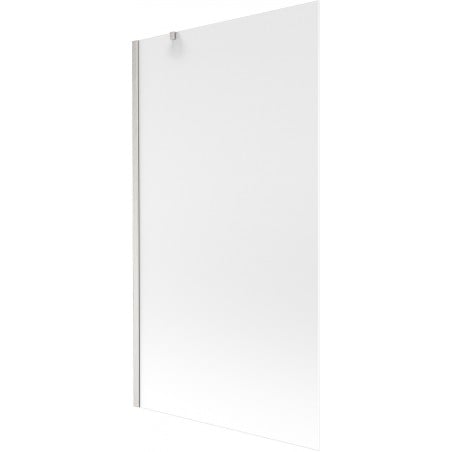 Mexen Next 1-flügelige Badewannenwand 100 x 150 cm, matt, gebürsteter Nickel - 895-100-000-00-30-97