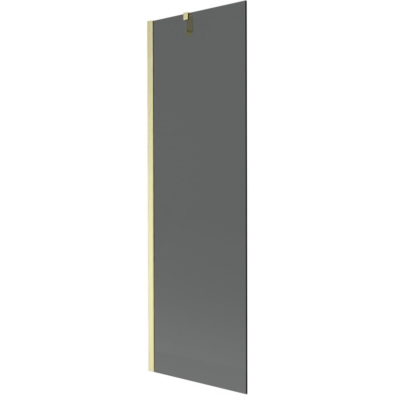 Mexen Next Wannenschirm, 1-flügelig, 60 x 150 cm, grafit, gebürstet gold - 895-060-000-00-40-55