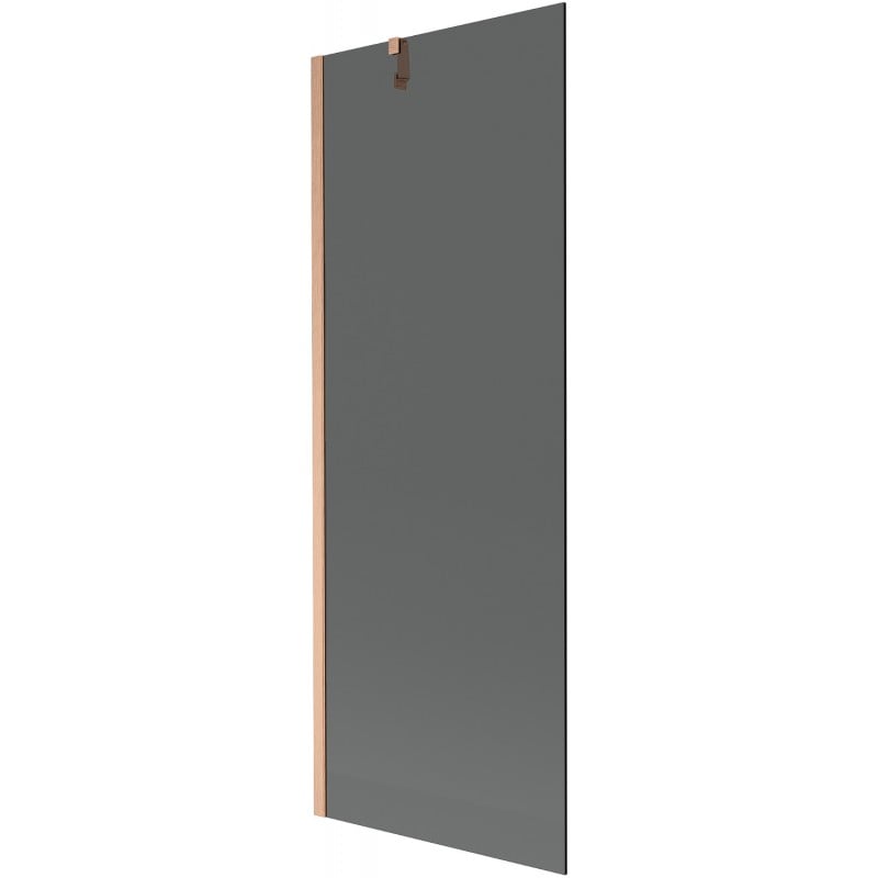 Mexen Next Badewannenfaltwand 1-flügelig 70 x 150 cm, graphit, gebürstetes Kupfer - 895-070-000-00-40-65