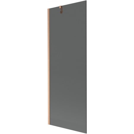 Mexen Next Badewannenfaltwand 1-flügelig 70 x 150 cm, graphit, gebürstetes Kupfer - 895-070-000-00-40-65