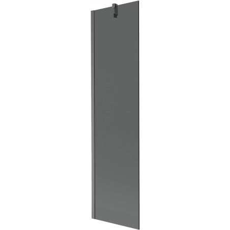 Mexen Next Badewannenabtrennung 1-flügelig 50 x 150 cm, Grafit, Gun Gray gebürstet - 895-050-000-00-40-66