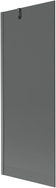 Mexen Next Badewannenfaltwand, 1-flügelig 70 x 150 cm, grafit, gebürstetes Gun Gray - 895-070-000-00-40-66