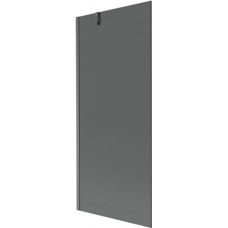 Mexen Next 1-flügelige Badewannenabtrennung 80 x 150 cm, grafit, gebürstet gun gray - 895-080-000-00-40-66