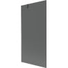 Mexen Next Duschabtrennung 1-flügelig 90 x 150 cm, Graphit, gebürstetes Gun Gray - 895-090-000-00-40-66