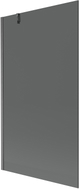 Mexen Next Duschabtrennung 1-flügelig 100 x 150 cm, grafit, gebürstet Gun Gray - 895-100-000-00-40-66
