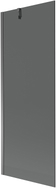 Mexen Next Badewannenabtrennung 1-flügelig 70 x 150 cm, Graphit, Gun Metal - 895-070-000-00-40-95