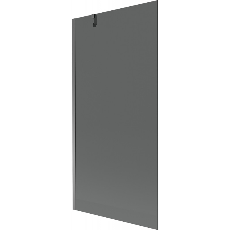 Mexen Next Badewannenfaltwand 1-flügelig 90 x 150 cm, Graphit, Gun Metal - 895-090-000-00-40-95