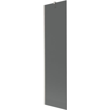 Mexen Next Badewannenfaltwand 1-teilig 50 x 150 cm, Graphit, gebürsteter Nickel - 895-050-000-00-40-97
