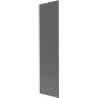 Mexen Next Badewannenfaltwand 1-teilig 50 x 150 cm, Graphit, gebürsteter Nickel - 895-050-000-00-40-97