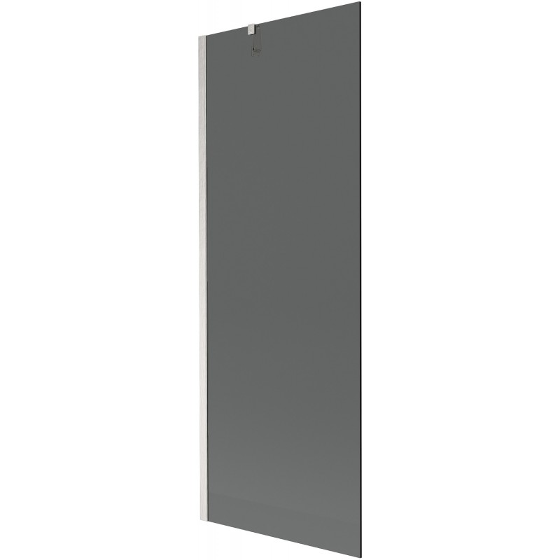 Mexen Next Wannenspritzschutz 1-flügelig 70 x 150 cm, Graphit, gebürsteter Nickel - 895-070-000-00-40-97