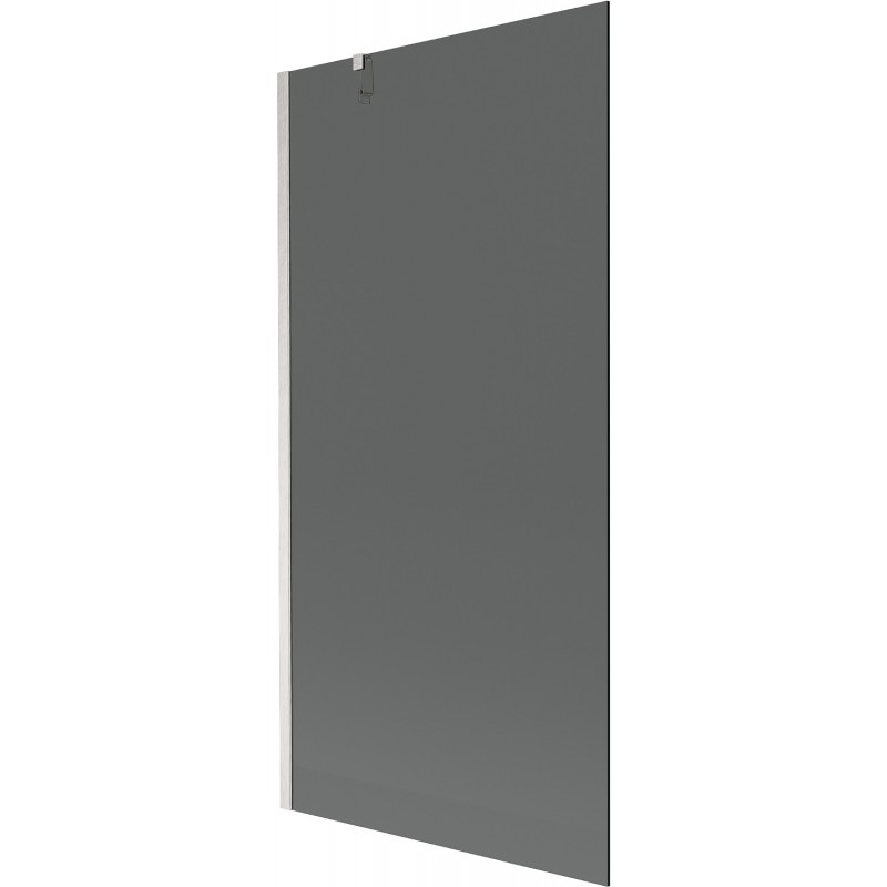 Mexen Next Duschabtrennung 1-flügelig 90 x 150 cm, Graphit, gebürsteter Nickel - 895-090-000-00-40-97