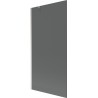 Mexen Next Duschabtrennung 1-flügelig 90 x 150 cm, Graphit, gebürsteter Nickel - 895-090-000-00-40-97
