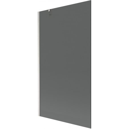 Mexen Next Badewannenabtrennung 1-flügelig 100 x 150 cm, Graphit, gebürstetes Nickel - 895-100-000-00-40-97