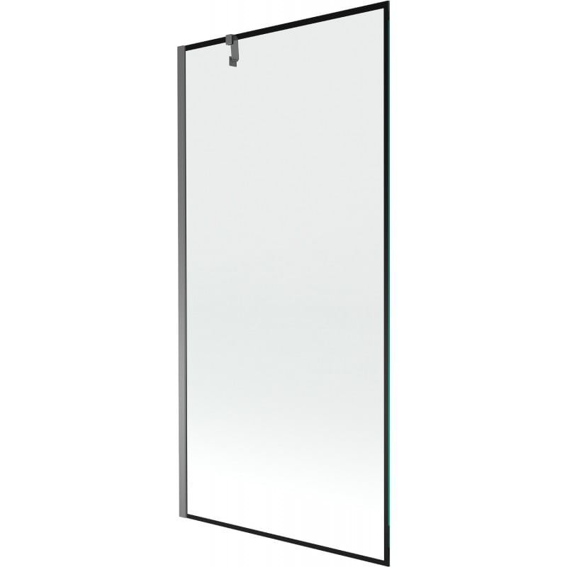 Mexen Next Duschwand 1-flügelig 90 x 150 cm, schwarzer Rahmen, Gun Metal - 895-090-000-00-70-95