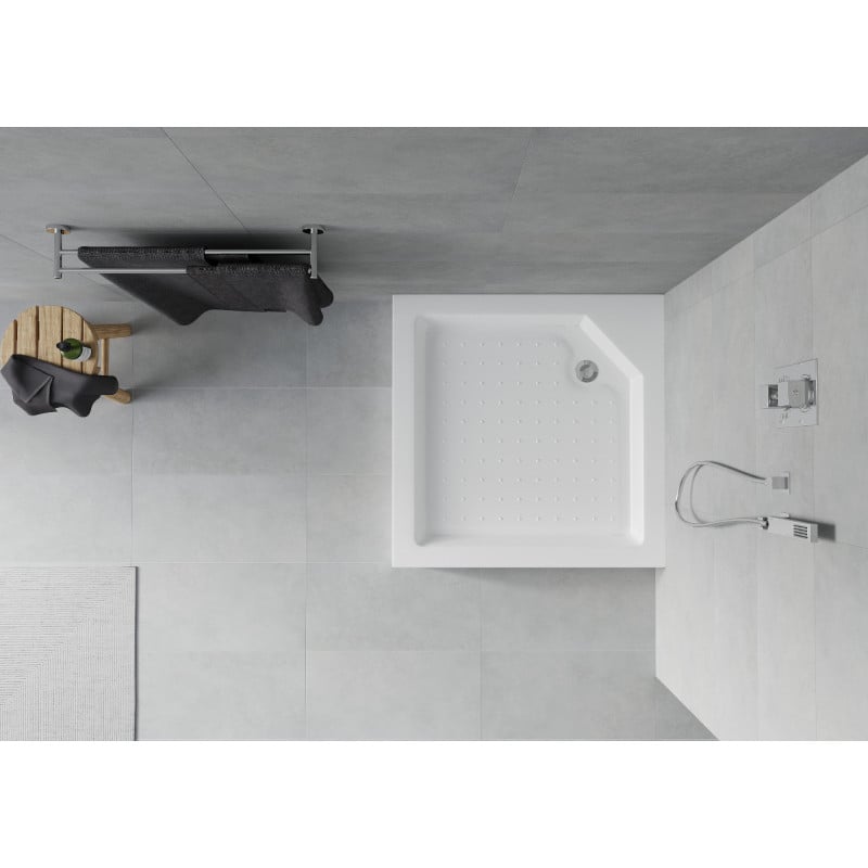 Mexen Rio Quadratische Duschwanne 90 x 90 cm, weiß - 45109090