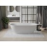 Mexen Roxy freistehende Badewanne 180 x 85 cm, weiß, Überlauf weiß - 51201808500-20