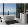 Mexen Torino freistehende Badewanne aus Konglomerat 155 x 78 cm, weiß glänzend - 57271557810