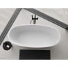 Mexen Torino freistehende Badewanne aus Konglomerat 175 x 78 cm, weiß matt - 57271757800