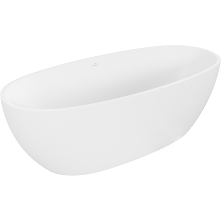 Mexen Torino freistehende Badewanne aus Konglomerat 175 x 78 cm, weiß matt - 57271757800