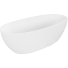 Mexen Torino freistehende Badewanne aus Konglomerat 175 x 78 cm, weiß matt - 57271757800