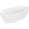 Mexen Torino freistehende Wanne aus Konglomerat 175 x 78 cm, weiß glänzend - 57271757810