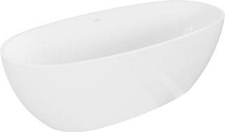 Mexen Torino freistehende Wanne aus Konglomerat 175 x 78 cm, weiß glänzend - 57271757810