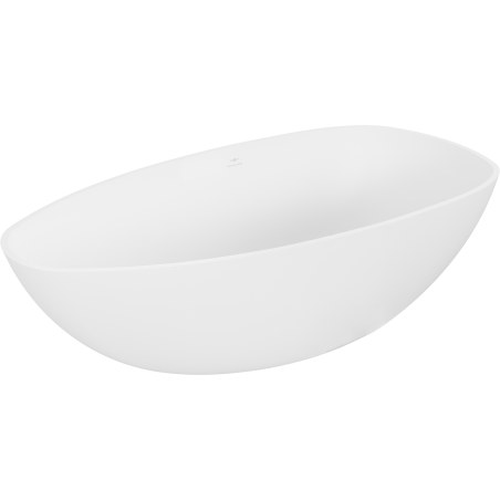 Mexen Imola freistehende Wanne aus Konglomerat 150 x 77 cm, weiß matt - 57281507600