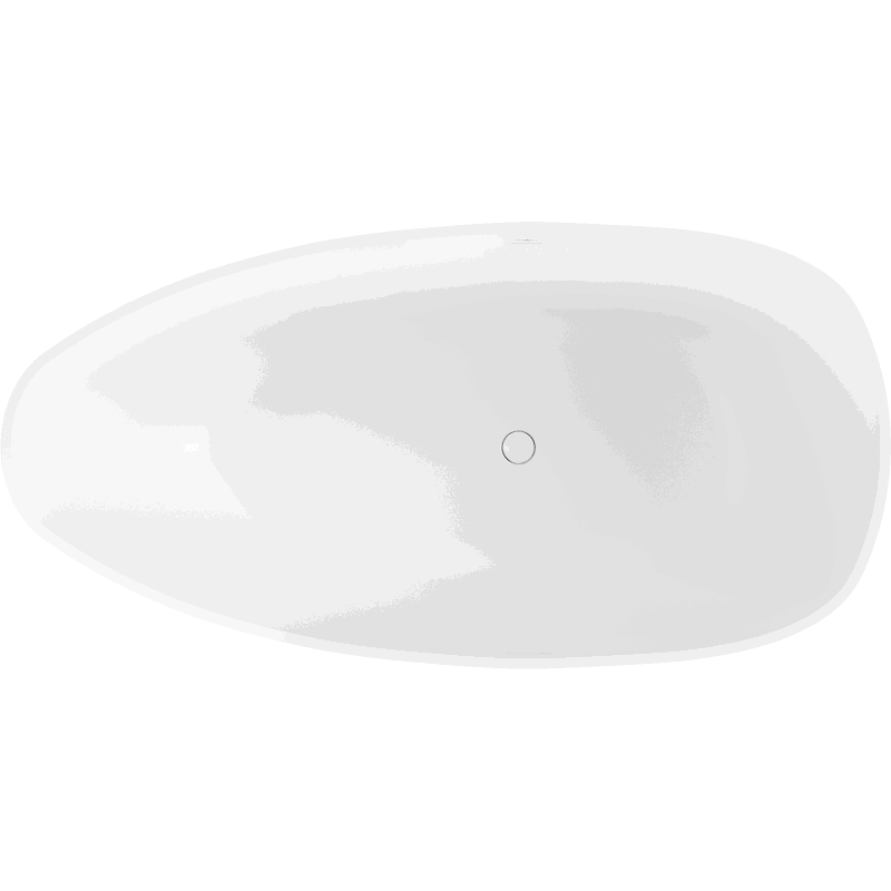 Mexen Imola freistehende Wanne aus Konglomerat 150 x 77 cm, weiß matt - 57281507600