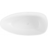 Mexen Imola freistehende Wanne aus Konglomerat 150 x 77 cm, weiß matt - 57281507600