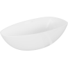 Mexen Imola freistehende Badewanne aus Konglomerat 150 x 77 cm, weiß glänzend - 57281507610