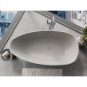 Mexen Imola freistehende Badewanne aus Konglomerat 150 x 77 cm, Beton matt - 57281507661