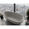 Mexen Imola freistehende Badewanne aus Konglomerat 150 x 77 cm, Beton matt - 57281507661